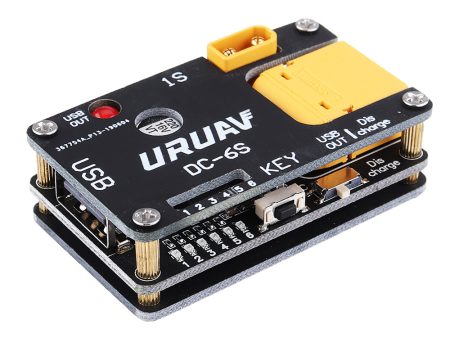 2 in 1 URUAV DC-6S 5-12V Battery Charger Discharger XT60 30 PH2.0 Plug USB Output for 1-6S Battery Mobile Phone Quick Charge TS80 Soldering Iron Online now