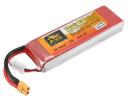 ZOP Power 11.1V 5000mAh 60C 3S Lipo Battery XT60 Plug For RC Quadcopter Car Airplane Sale